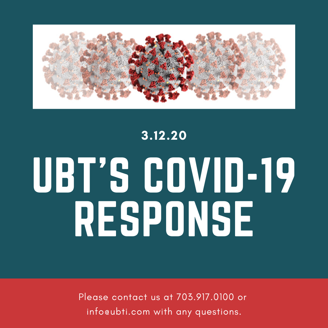 UBT's Covid 19 Response image