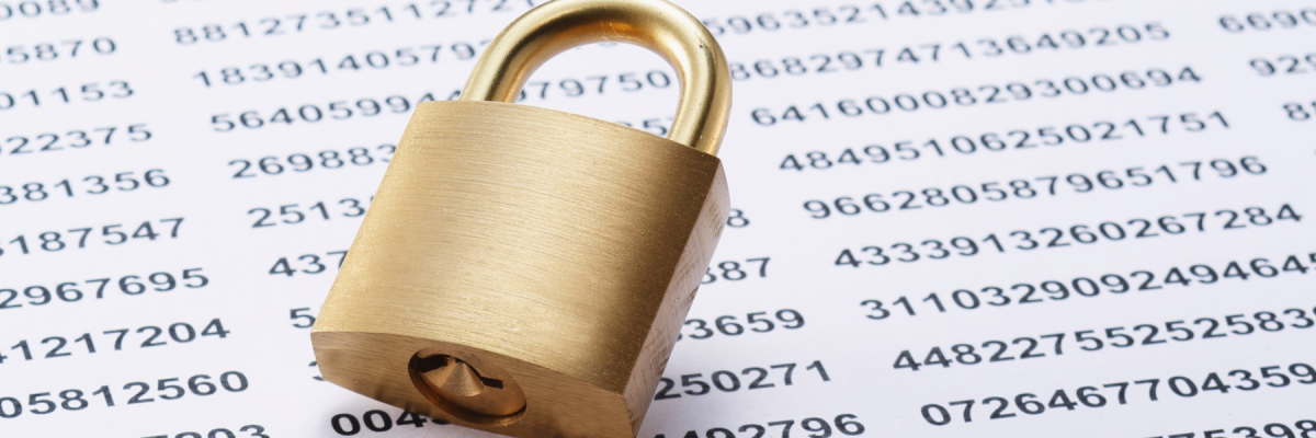 Lock on printed numbers