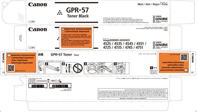 Toner Label