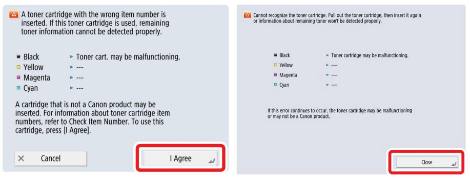 Device Toner Notification