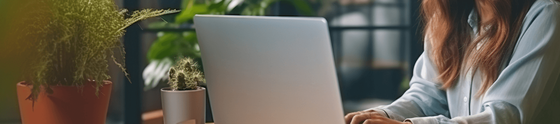 woman at laptop